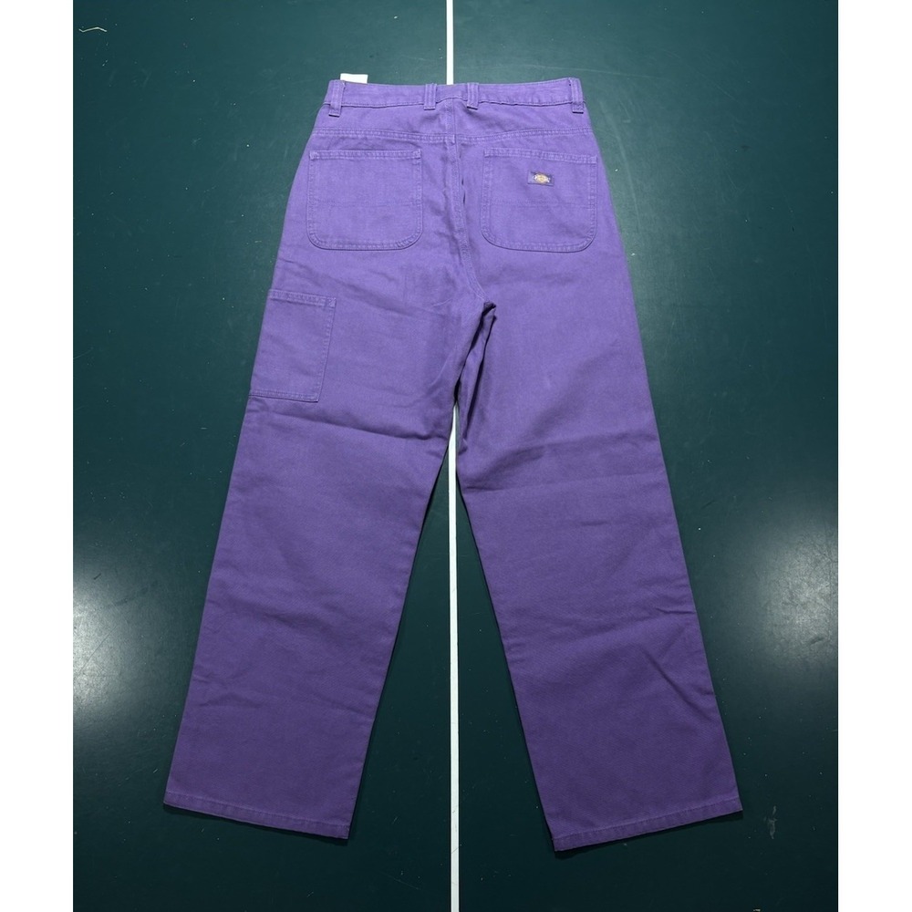 Dickies Carpenter Pants Women's 12R Purple Baggy Utility Workwear Canvas NWT